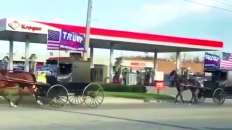 EVEN THE AMISH KNOW WHAT TIME IT IS!!!🇺🇸🥳🥳🥳