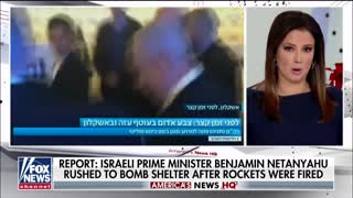 Netanyahu rushed to bomb shelter after rocket attack on Israel