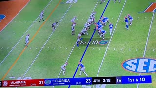 Alabama vs Florida Florida goes for 2
