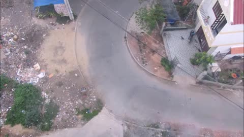 Vietnam, Bình Dương, Thủ Dầu Một - elbow street timelapse - 2014-04