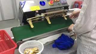 Bags sealing machine semi automatic