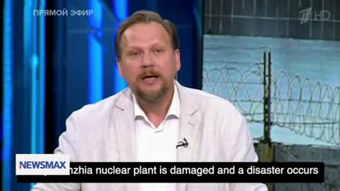 Propaganda Russian State TV warns west over nuclear plant | Report | 'Wake Up America'