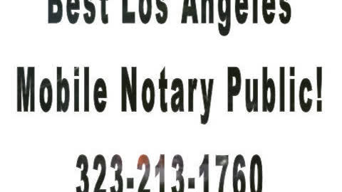 Pasadena Mobile Notary