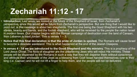 Zechariah Part 20