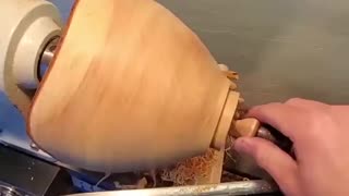 Scrap wood turning into an Edge Bowl!