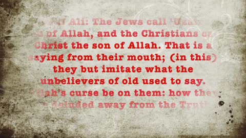 Do Jews say Ezra is the Son of Allah? (Quran 9:30)
