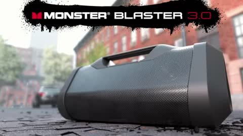 Monster Blaster 3.0 - 120W Portable Speaker w/ Dual Stereo Sound
