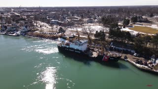 USCGC HOLLYHOCK return to station Feb 25, 2021