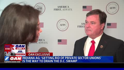 Ind. AG says 'getting rid of private sector unions' is the way to drain the D.C. swamp