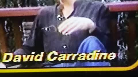 David Carradine Prevents Communism circa '72-73