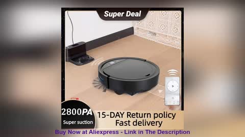 ❄️ Robot Vacuum Cleaner 2500PA Wireless APP AutoRecharge Smart Remote Control Floor Sweeping