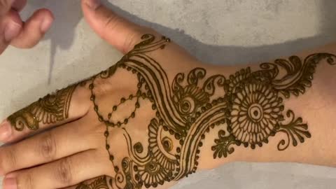 UNIQUE HENNA MEHNDI DESIGN | Designer henna art application