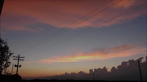 Crazy Pink And Red Clouds