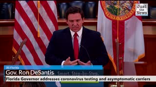 Florida Governor addresses coronavirus testing and asymptomatic carriers