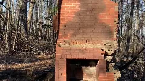 Burned down house next to Fire Watch Tower