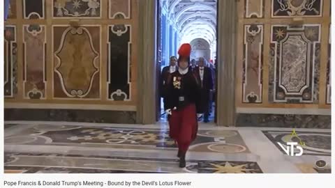 Pope Francis Donald Trump Lotus Flower Rev 18 Rev 13 Beasts