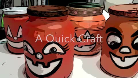 Pumpkin Jar Craft