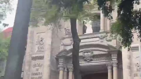 A Very Old Building In Mexico City