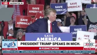 Crowd ROARS When Trump Asks If He Should Run Again