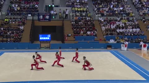 men's rhythmic gymnastics group