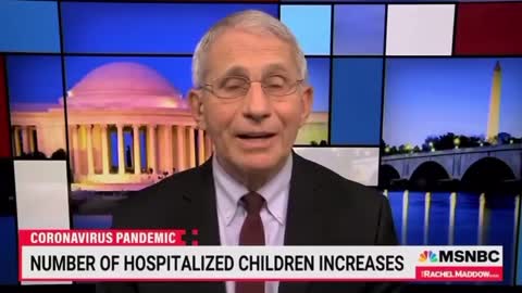Fauci "Counting children hospitalized with a broken-leg as COVID"