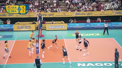 Woman Top 5️⃣0️⃣_🏀Volleyball Spikes _ 3rd Meter Spikes _ 🔥Powerful Spikes💯