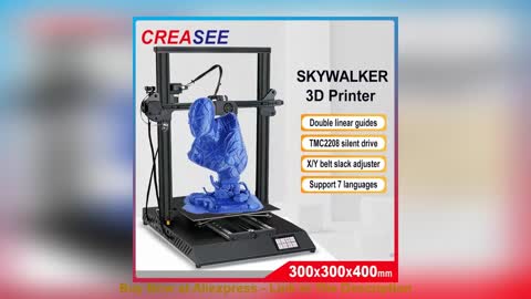 ☘️ CREASEE FDM 3D Printer Large Commercial Education DIY Glass Printer 3D 300x300x400mm Dual-Track