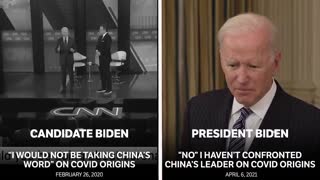 Contradiction! Candidate Biden Vs Current Biden On Holding China Accountable on COVID