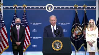 Biden says people have more money than before the pandemic "even after accounting for inflation," and attributes it to vaccines