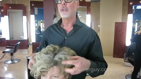 MAKEOVER: EXTREMELY THICK COARSE HAIR!! by Christopher Hopkins, The Makeover Guy