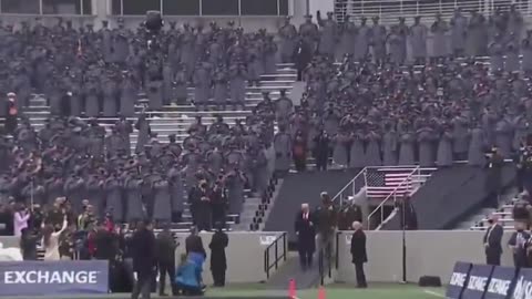 President Trump Arrives at Army-Navy Game - the Crowd Goes WILD