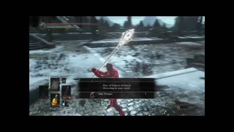 Dark souls 3, Fighting toxic gank over and over.