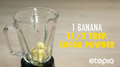 Delicious Banana And Chocolate Smoothie