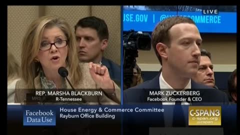 Blackburn Pushes Zuckerberg To Commit To Internet Privacy Legislation