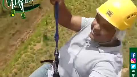 Zipline in Brazil.