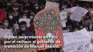 Perú alza la voz, el rechazo al gobierno de Merino