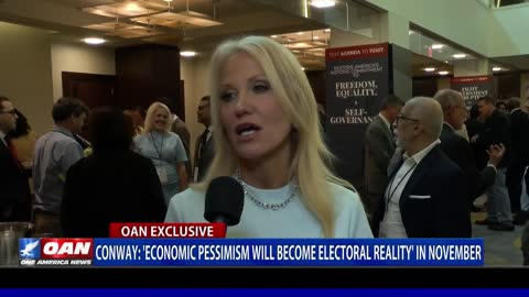 Kellyanne Conway: 'Economic pessimism will become electoral reality' in November