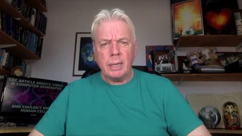 David Icke laying out evidence of the "computer generated" virus