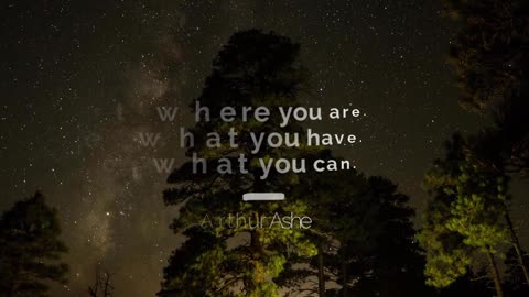 Start Where You Are