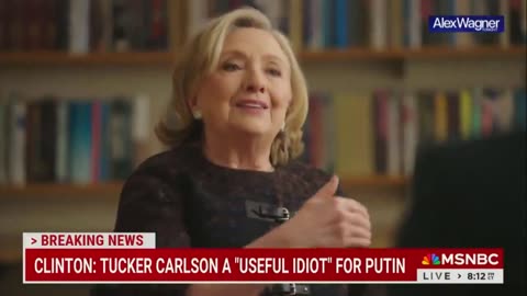 Hillary Clinton calls Tucker "puppy dog"