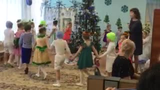 New Year in the Russian kindergarten