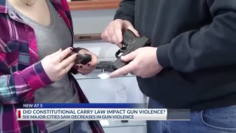 New Study Shows Gun Violence Fell After Ohio's Permitless Carry Law Went Into Effect