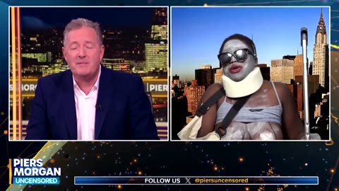 Piers Morgan gives his view to Crackhead Barney, the ambush interviewer