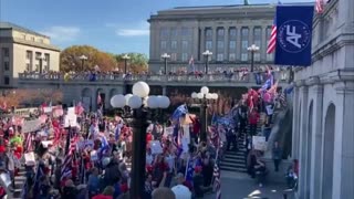 Patriots rally for President Trump in Harrisburg, PA
