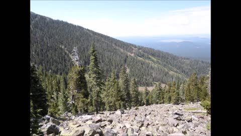 Hike to Humprey's Peak near Flagstaff Arizona