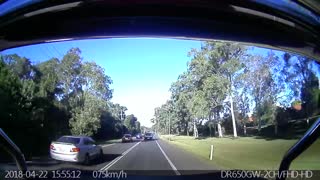 Sleeping Man Drives Off Road