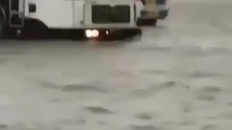 Alarming New Clip From Dubai Airport Shows MASSIVE Amounts Of Flooding