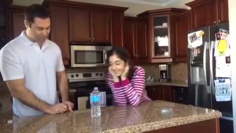 The Unexpected Magic Trick Prank: Dad's Playful Surprise For Daughter
