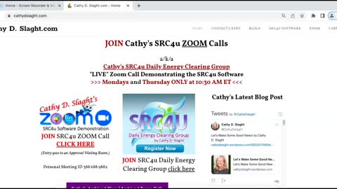 SRC4U Software Zoom Call 7.7.2022 by Cathy D. Slaght