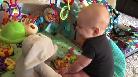 baby Funny moment caught on camera
